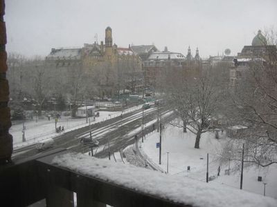 Amsterdam in the snow